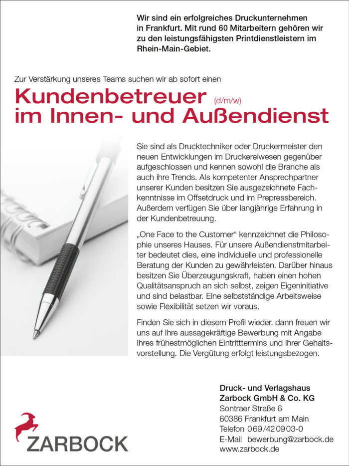 Kundenbetreuer InnenAussen